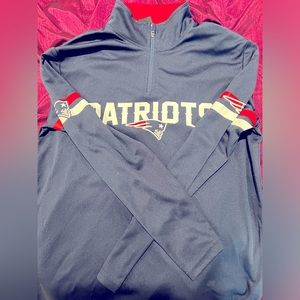 Patriots quarter zipper long sleeve shirt, youth XXL, NWOT